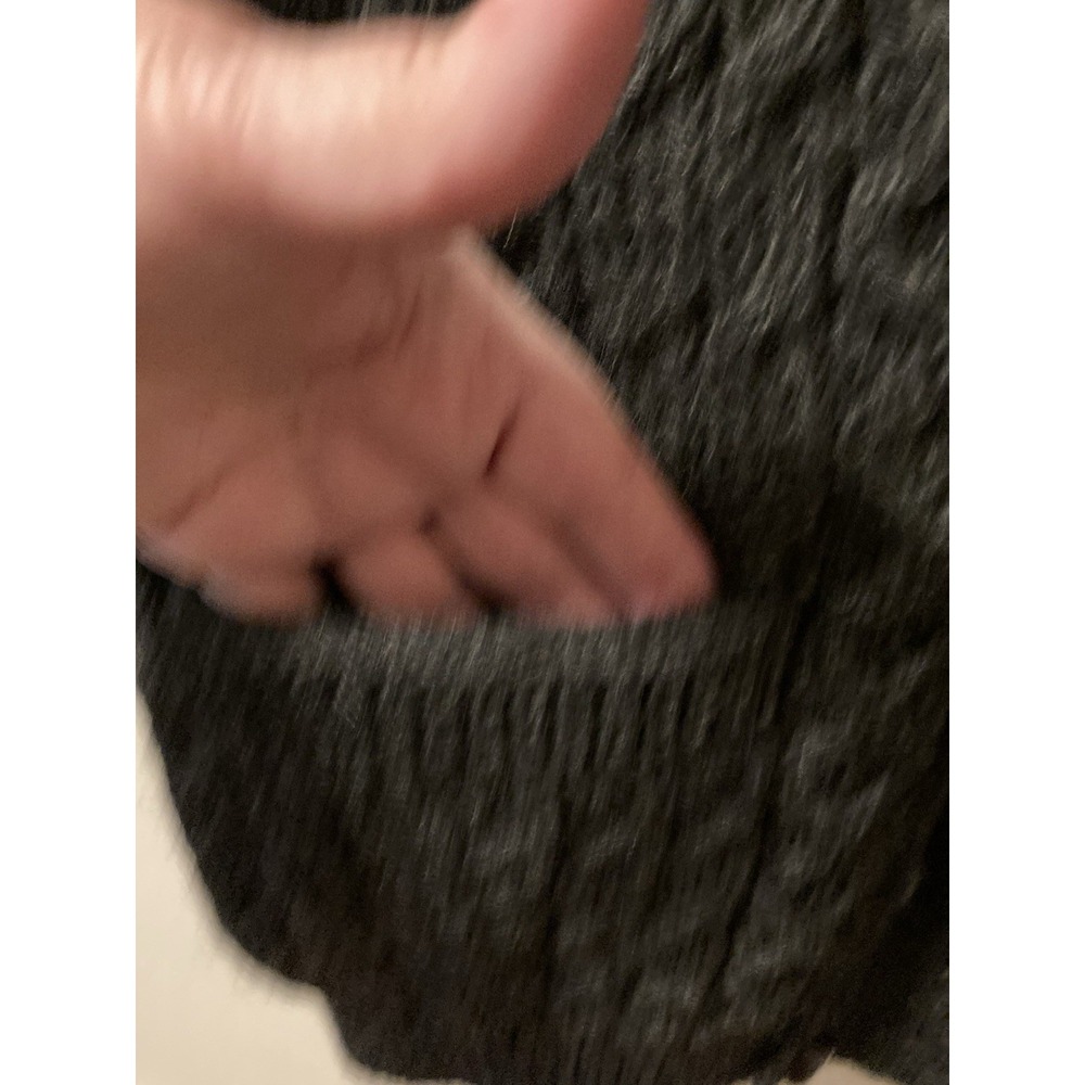 Carraig Donn Irish Sweater Vest Fisherman Cable Knit 100% Wool Gray Large US10 - Picture 4 of 9